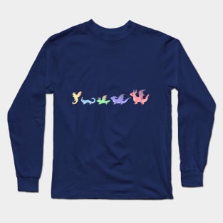 Wee Dragon Lineup Long Sleeve T-Shirt